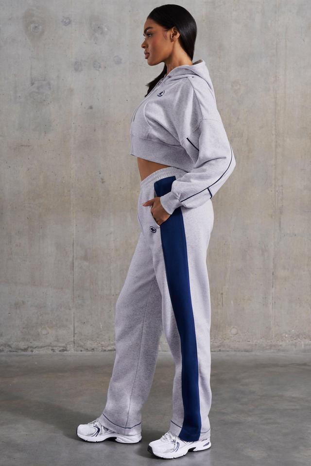 Wide Leg Sweatpants in Heather Grey Product Image