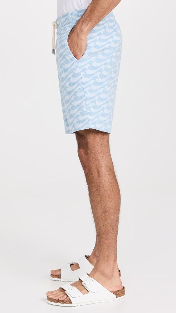 Faherty Cabana Towel Terry Sweatshorts 6.75" | Shopbop Product Image