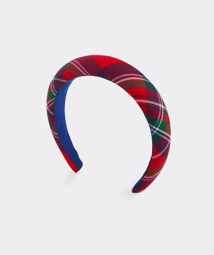 Balsam Plaid Puff Headband Product Image