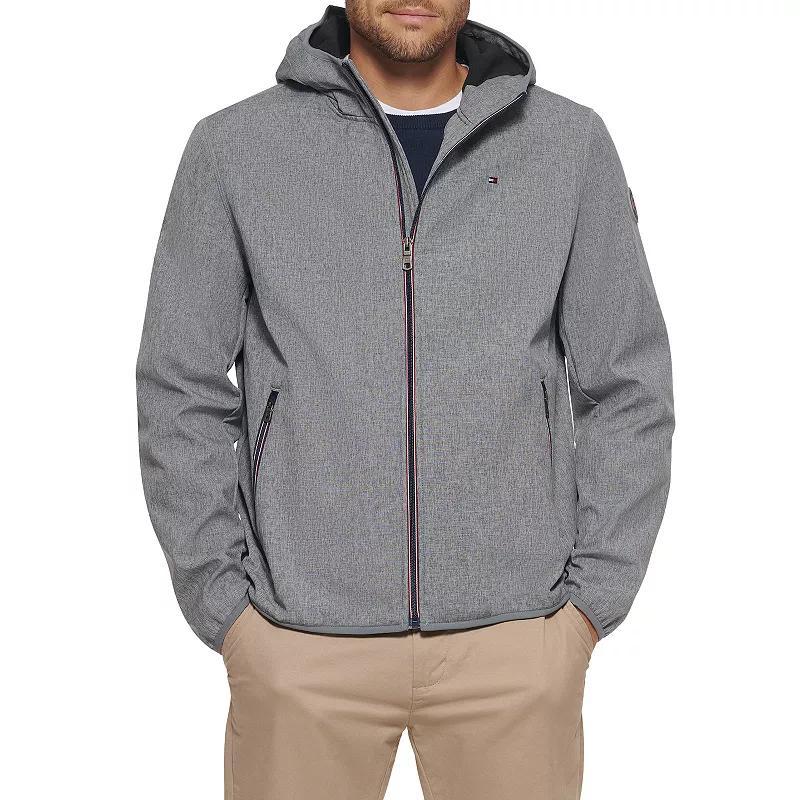 Tommy Hilfiger Mens Hooded Soft Shell Jacket Product Image