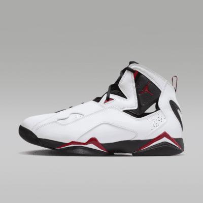 Jordan Mens Jordan True Flight - Mens Basketball Shoes White/Black Product Image