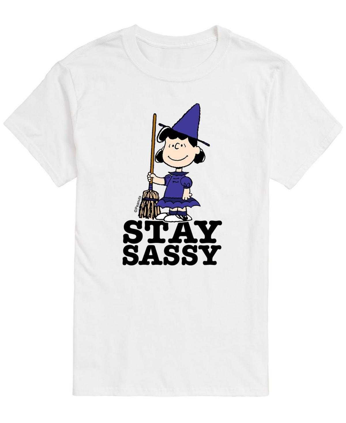 Airwaves Mens Peanuts Stay Sassy T-shirt Product Image