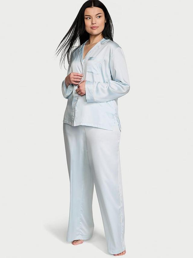 Satin Long Pajama Set Product Image