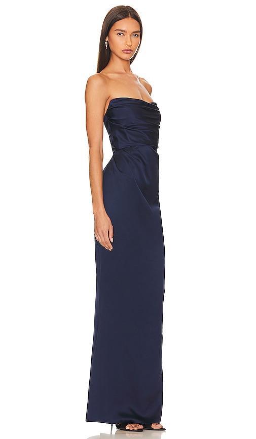 Nookie Emelie Strapless Gown in Black. - size M (also in S, XS) Product Image