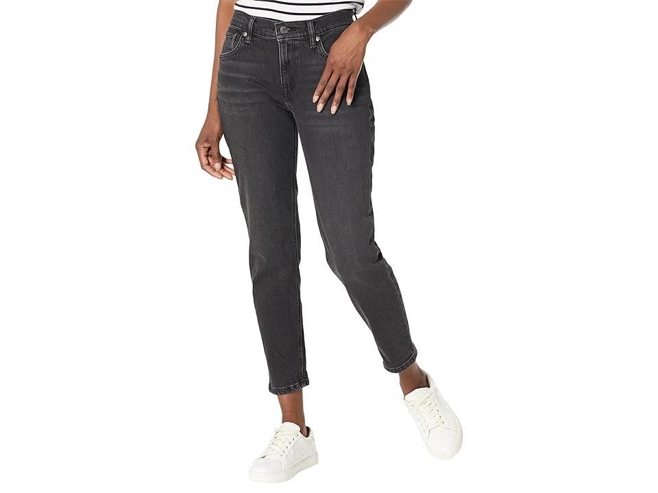 LAUREN Ralph Lauren Relaxed Tapered Ankle Jeans in Empire Black Wash (Empire Black Wash) Women's Jeans Product Image