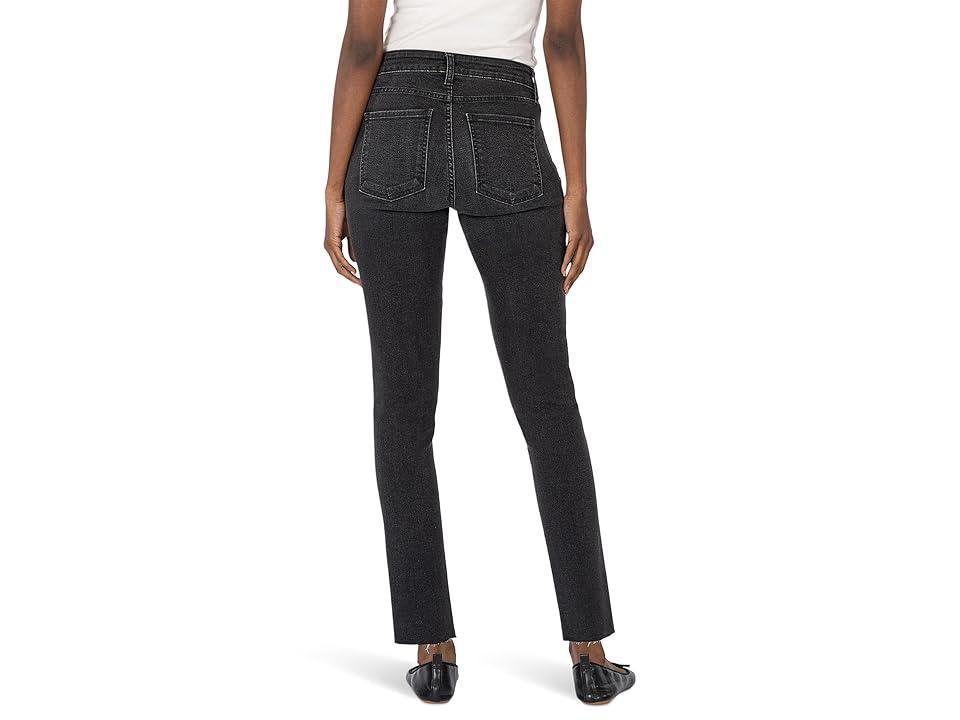 KUT from the Kloth Reese High Rise Fab Ab Ankle Straight Long Inseam Raw Hem (Respectable) Women's Jeans Product Image