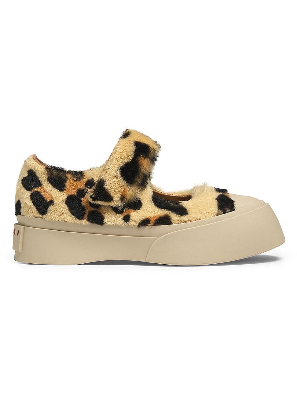 Womens Pablo Leopard-Print Mary-Janes Product Image