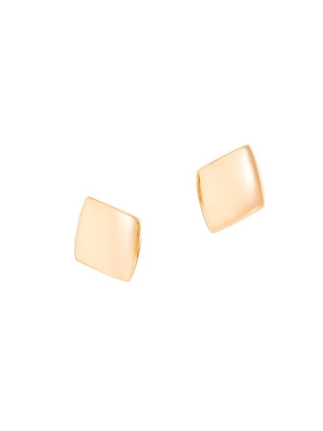 Womens Plateau 18K Rose Gold Clip-On Earrings Product Image