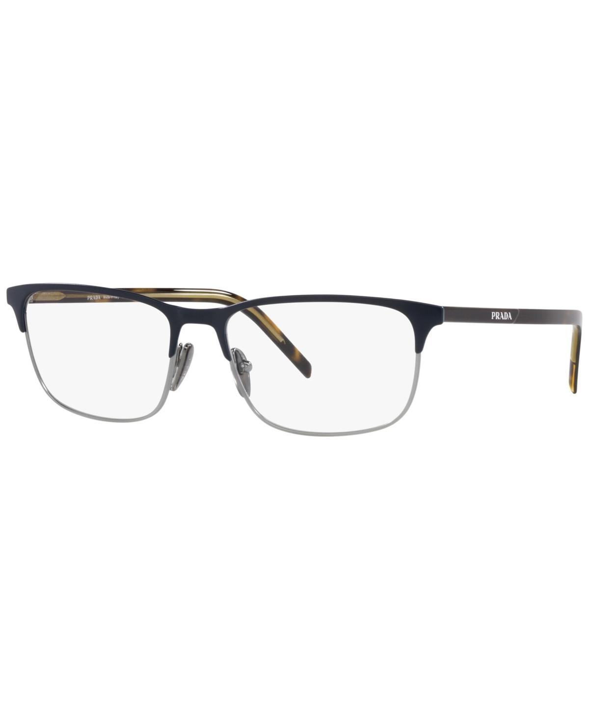 Prada PR66YV Mens Pillow Eyeglasses - Black Product Image