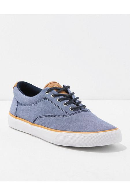 Sperry Mens Striper II CVO SeaCycled Twill Sneaker Mens Navy 12 Product Image