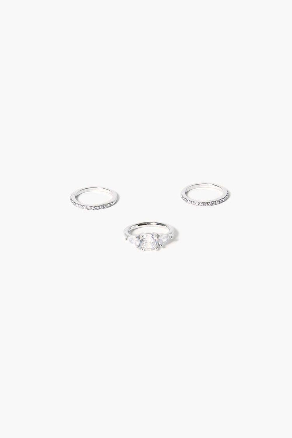 CZ Thin Ring Set | Forever 21 Product Image