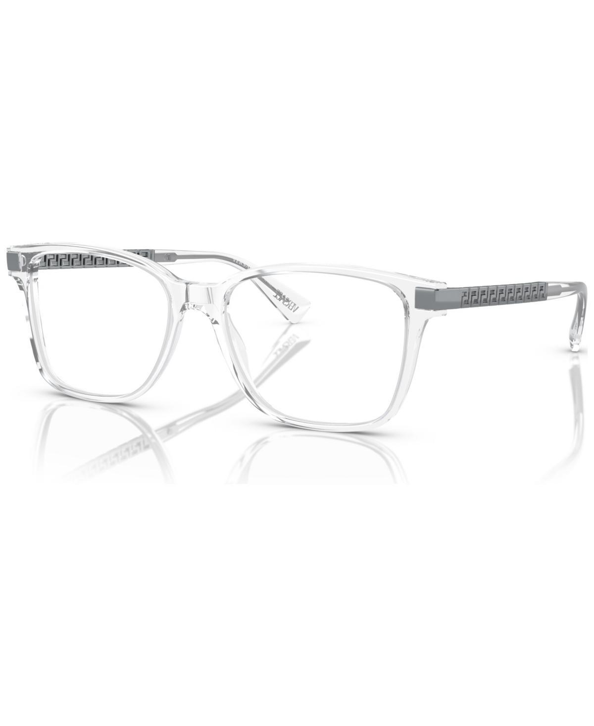 Versace Mens Pillow Eyeglasses, VE3340U 53 - Crystal Product Image