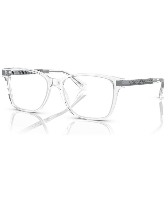 Versace Mens Pillow Eyeglasses, VE3340U 53 - Crystal Product Image