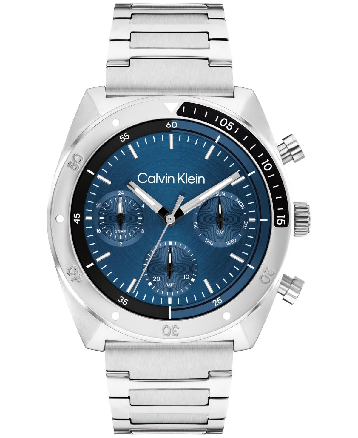 Calvin Klein Mens Flex Sliver Stainless Steel Bracelet Watch 42mm Product Image