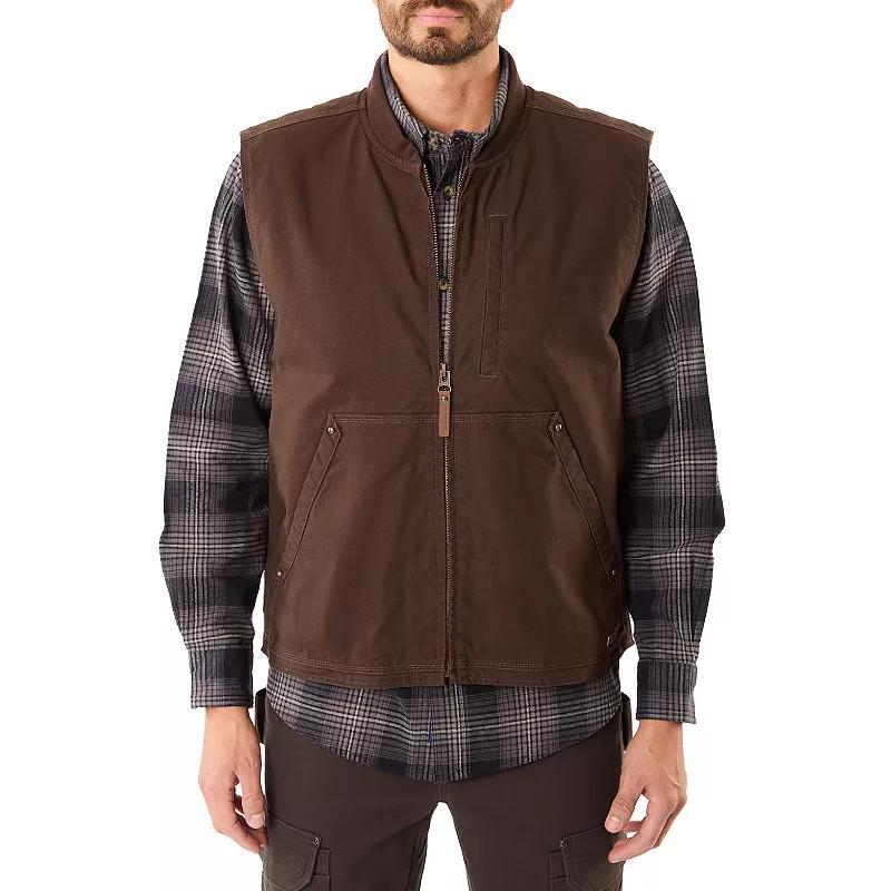 Mens Smiths Workwear Sherpa-Lined Duck Canvas Work Vest Product Image