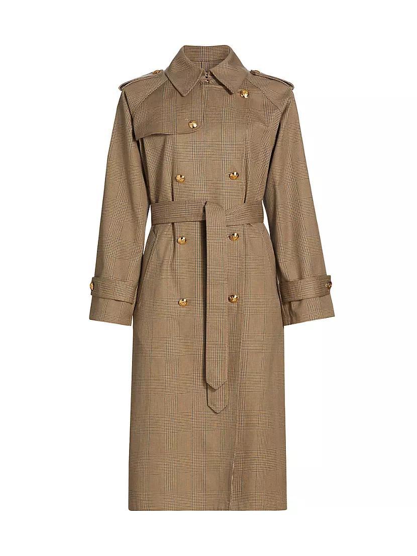 Toussaint Cotton Double-Breasted Trench Coat Product Image