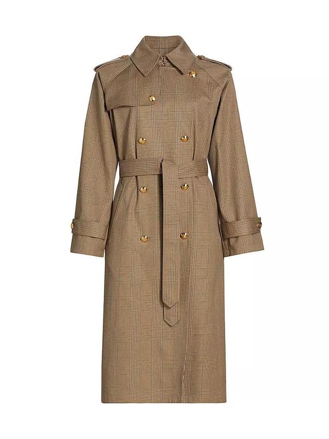 Toussaint Cotton Double-Breasted Trench Coat Product Image