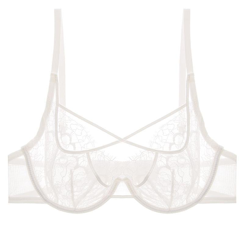 Strappy Lace Bra Product Image