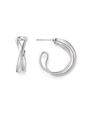 Georg Jensen Sterling Silver Infinity Hoop Earrings Product Image