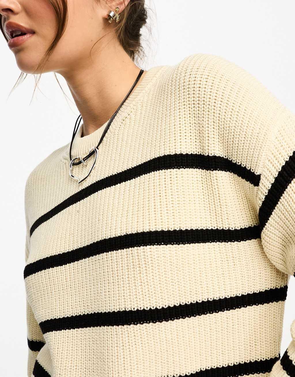 Only ribbed knit sweater Product Image