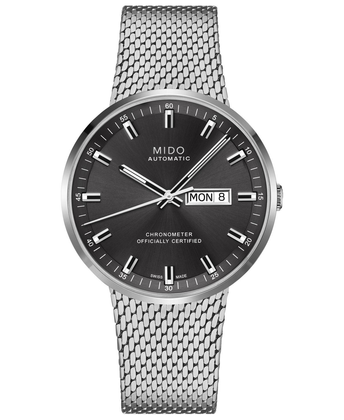 MIDO Commander II Skeleton Leather Strap Watch Product Image