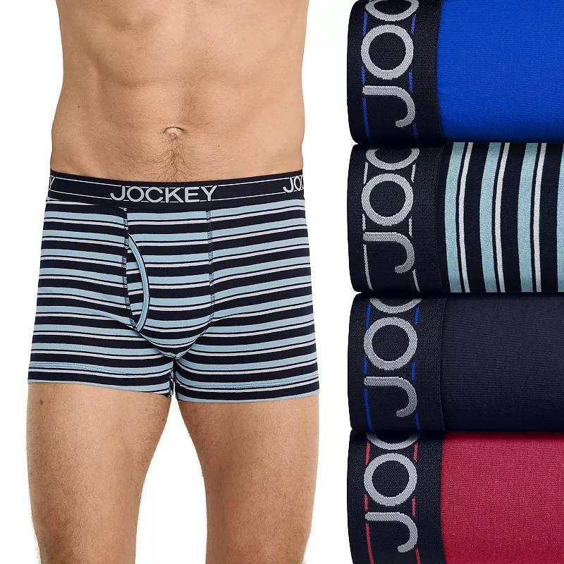 Mens Jockey 4-Pack Cotton Blend Boxer Brief Product Image