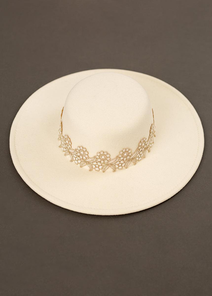 Halo Hat in Cream Female Product Image