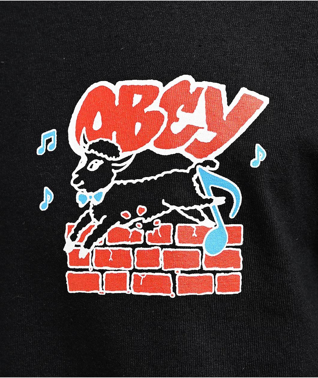 Obey Out Of Step Black T-Shirt Product Image