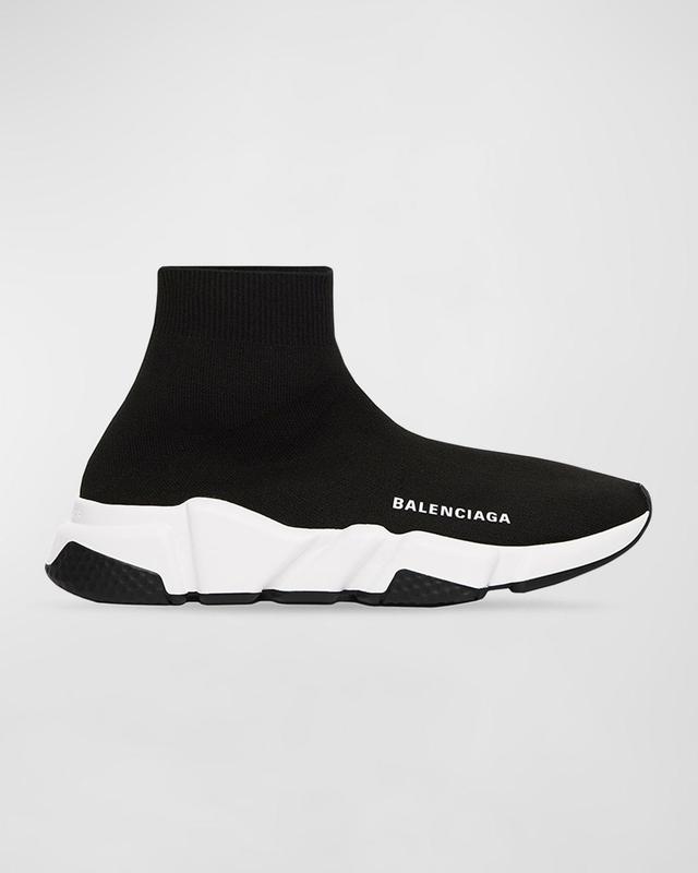 Mens Speed Recycled Knit Sneaker - Black White Black - Size 14 - Black White Black - Size 14 Product Image