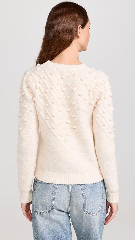 English Factory Pom Pom Detail Long Sleeve Sweater | Shopbop Product Image