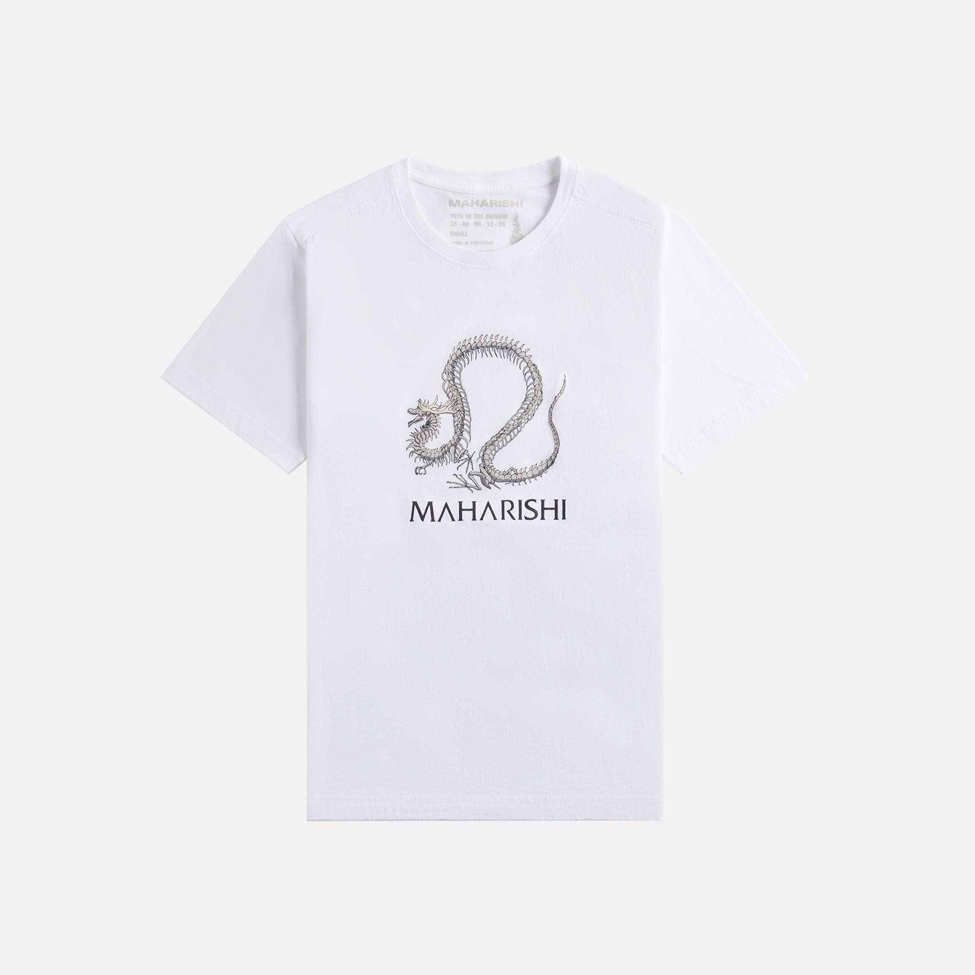 Maharishi Fossil Dragon Tee - White Male Product Image