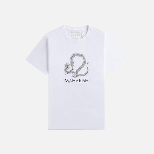 Maharishi Fossil Dragon Tee - White Male Product Image