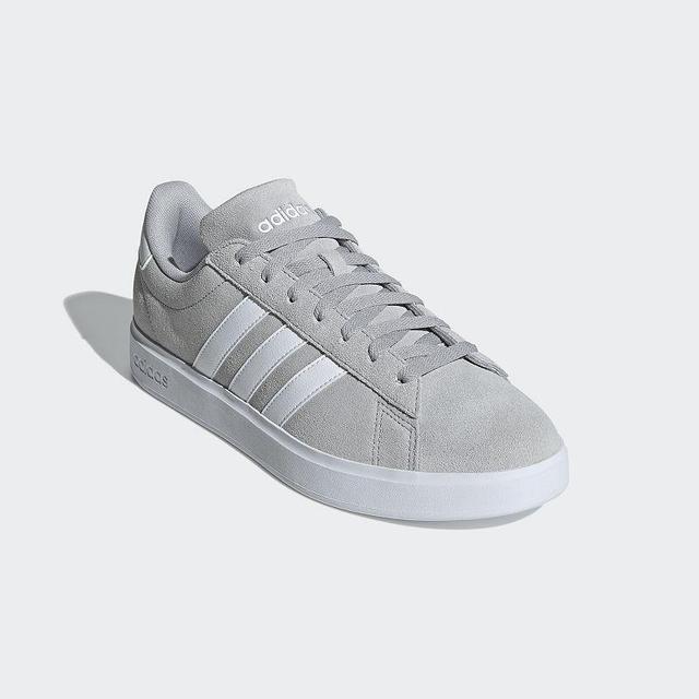 adidas Grand Court 2.0 (Grey/White/Grey) Men's Shoes Product Image