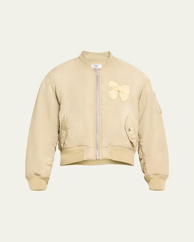 Mens Bow Bomber Jacket Product Image