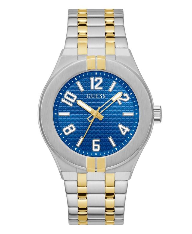 Guess Mens Analog Two-Tone Stainless Steel Watch 44mm - Two-Tone Product Image