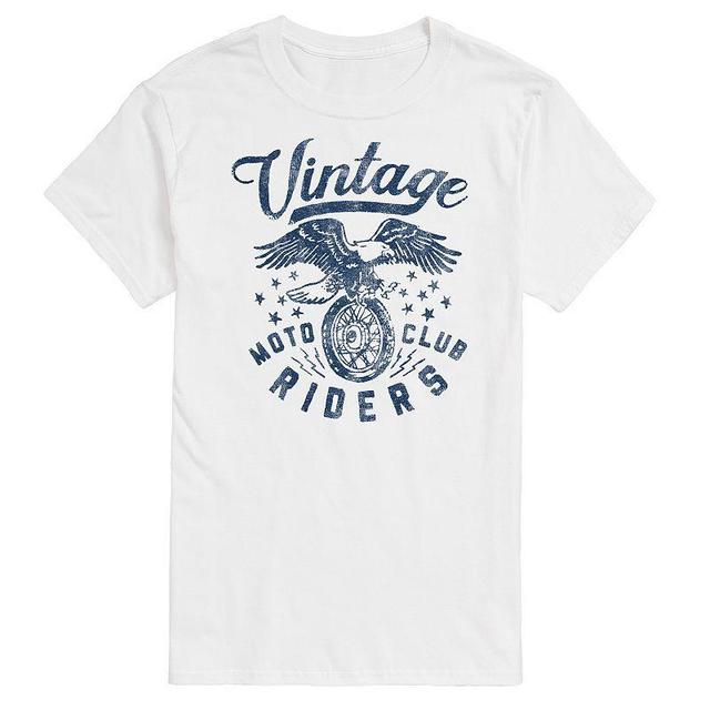 Big & Tall Vintage Moto Club Riders Tee, Mens Product Image