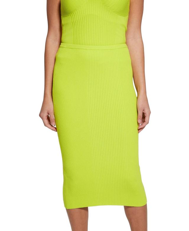 Guess Womens Sahara Ribbed Midi Sweater Skirt Product Image