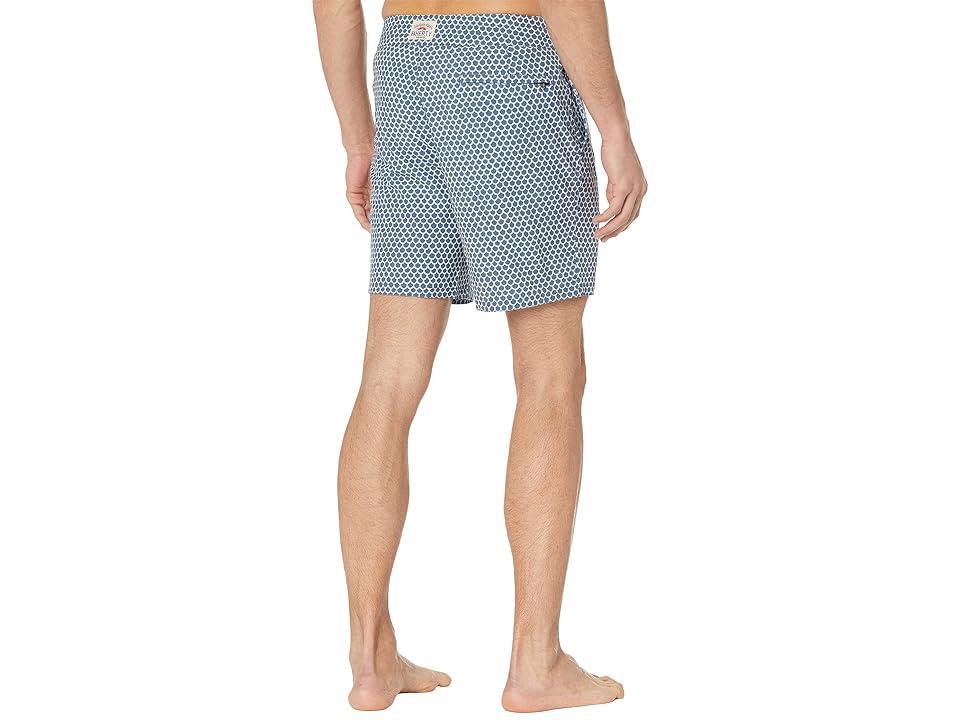 Faherty Classic Boardshorts 7 (Fish Scale Batik) Men's Swimwear Product Image