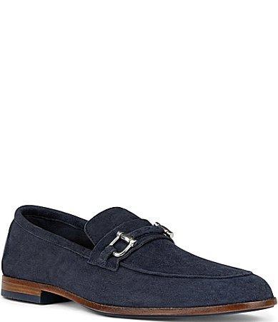 Donald Pliner Mens Suede Slade Bit Loafers Product Image