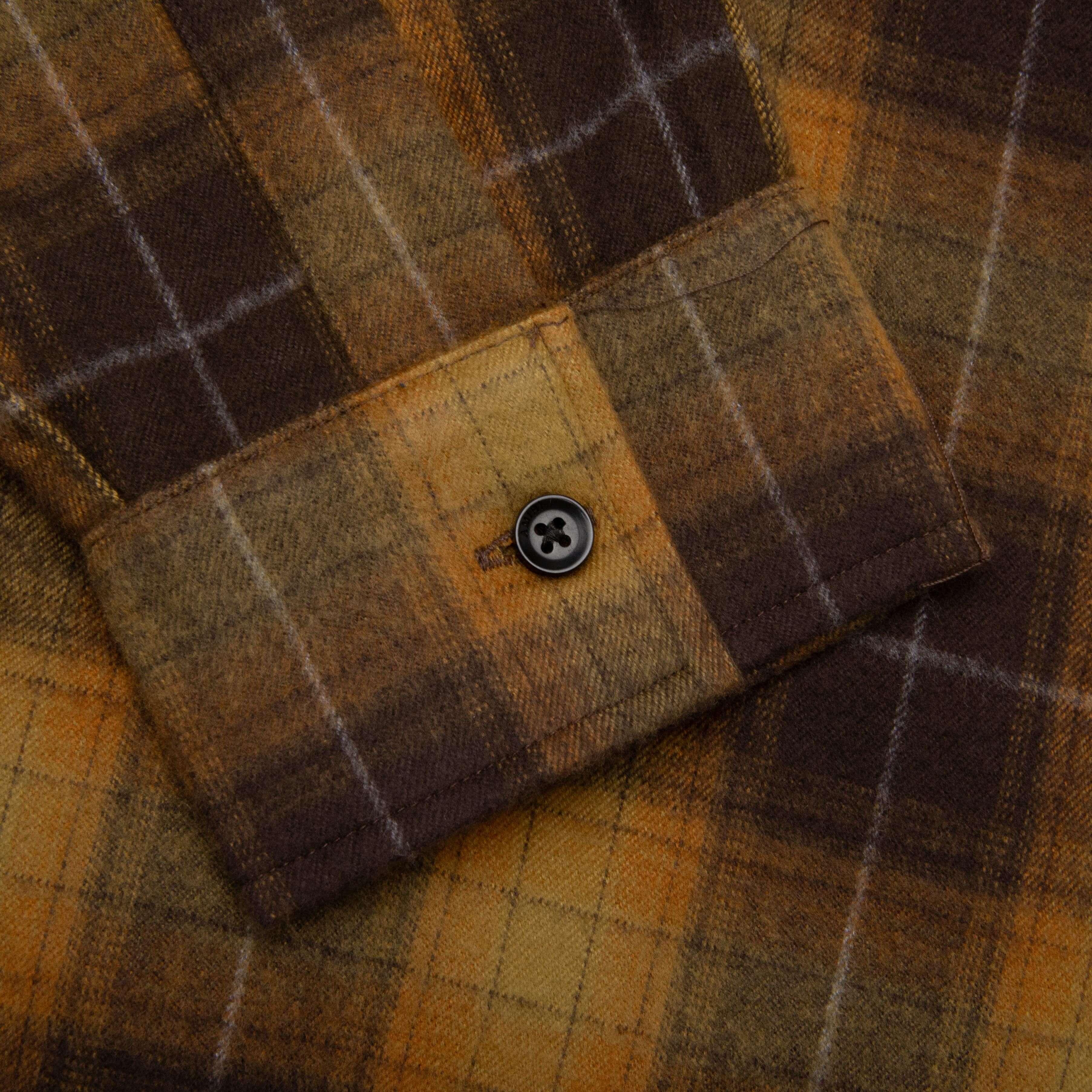 Stars Plaid Flannel - Chai Tea Male Product Image