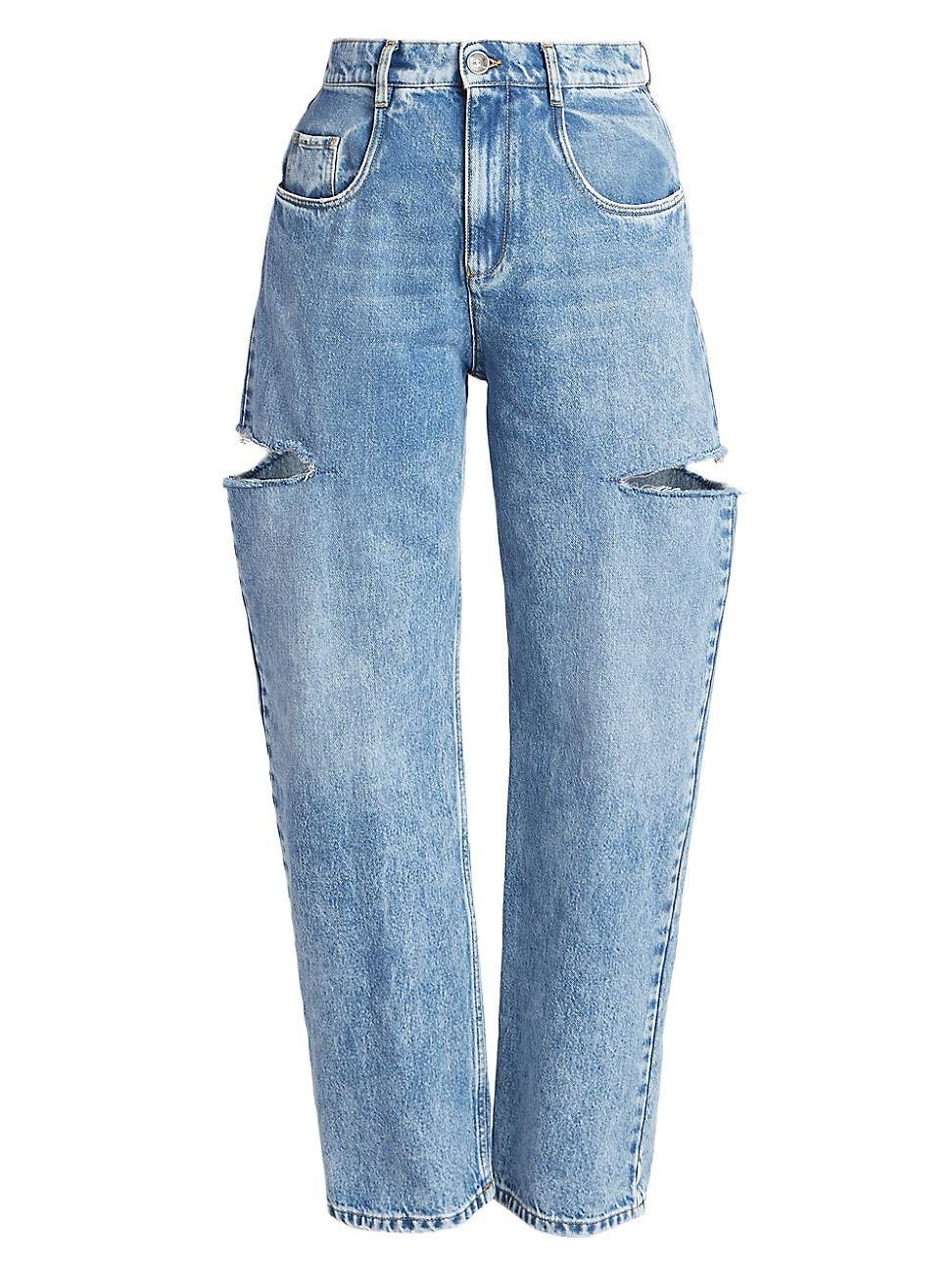 Maison Margiela Ripped Side Cutout Jeans Product Image