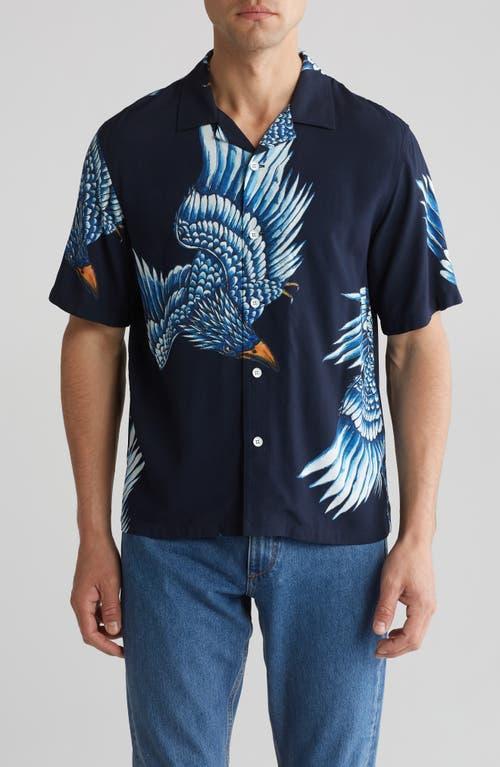 Mens Avery Eagle Relaxed-Fit Camp Shirt Product Image