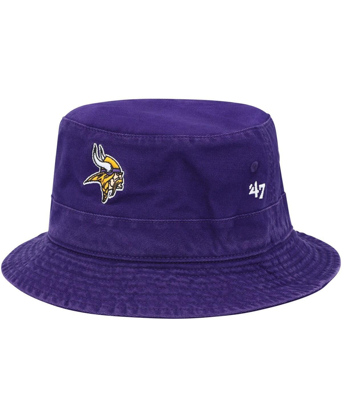 Mens 47 Brand Purple Minnesota Vikings Primary Bucket Hat Product Image