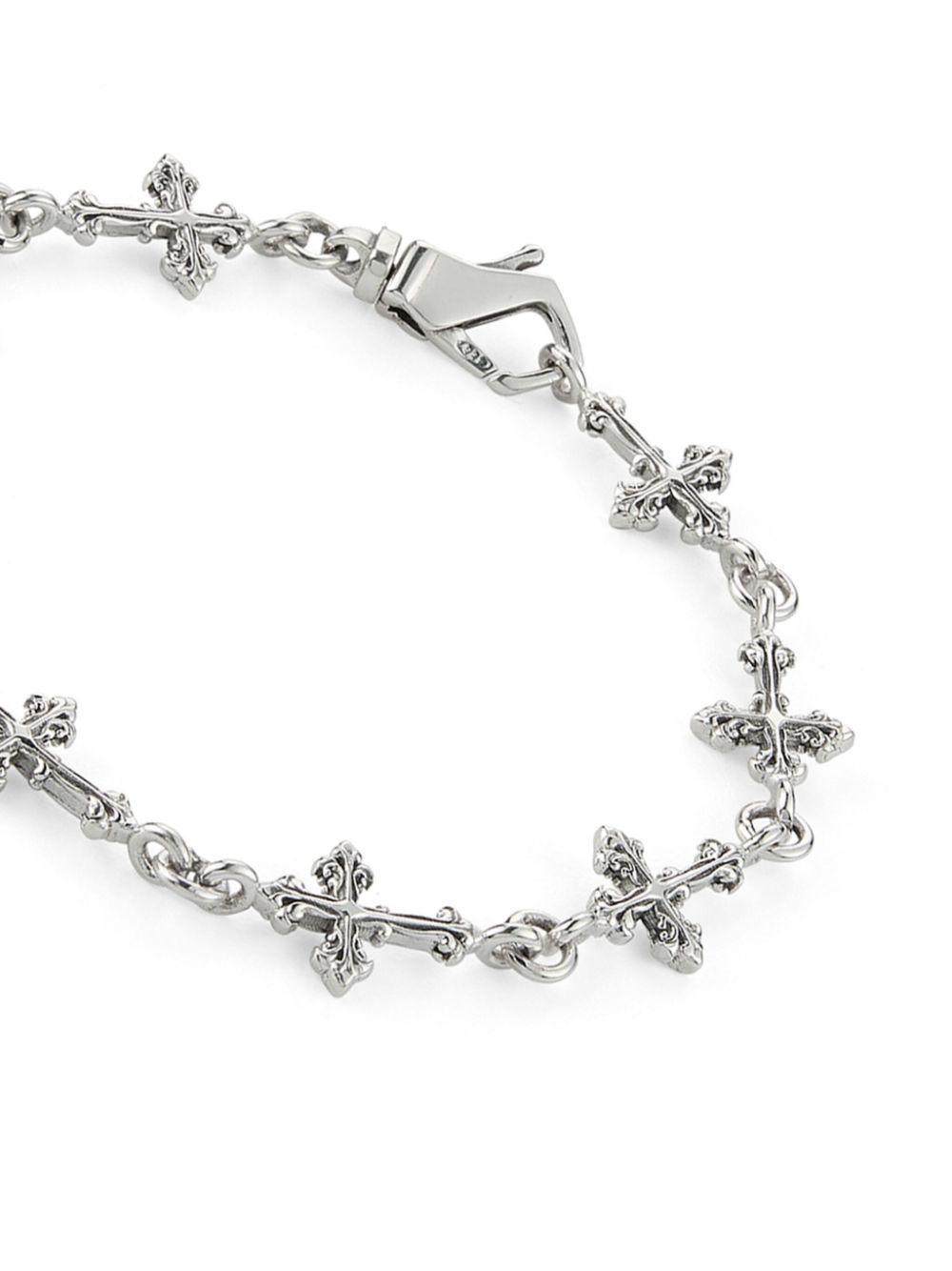 EMANUELE BICOCCHI Multi-cross Avelli Bracelet In Silver Product Image