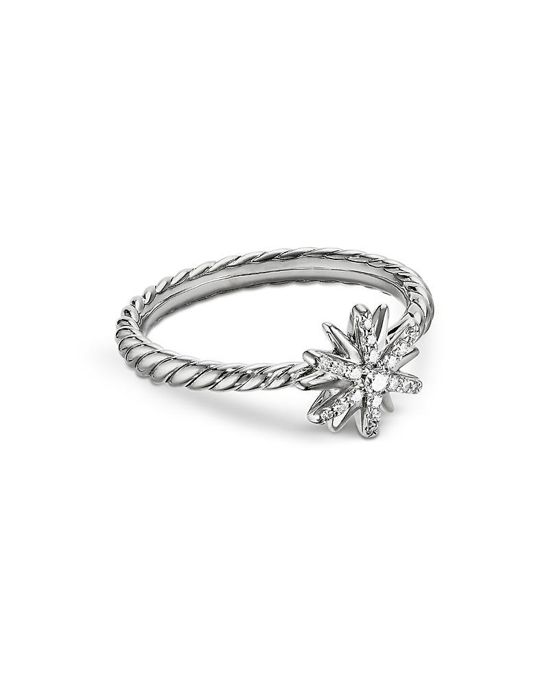 Womens Petite Starburst Ring with Pav Diamonds Product Image