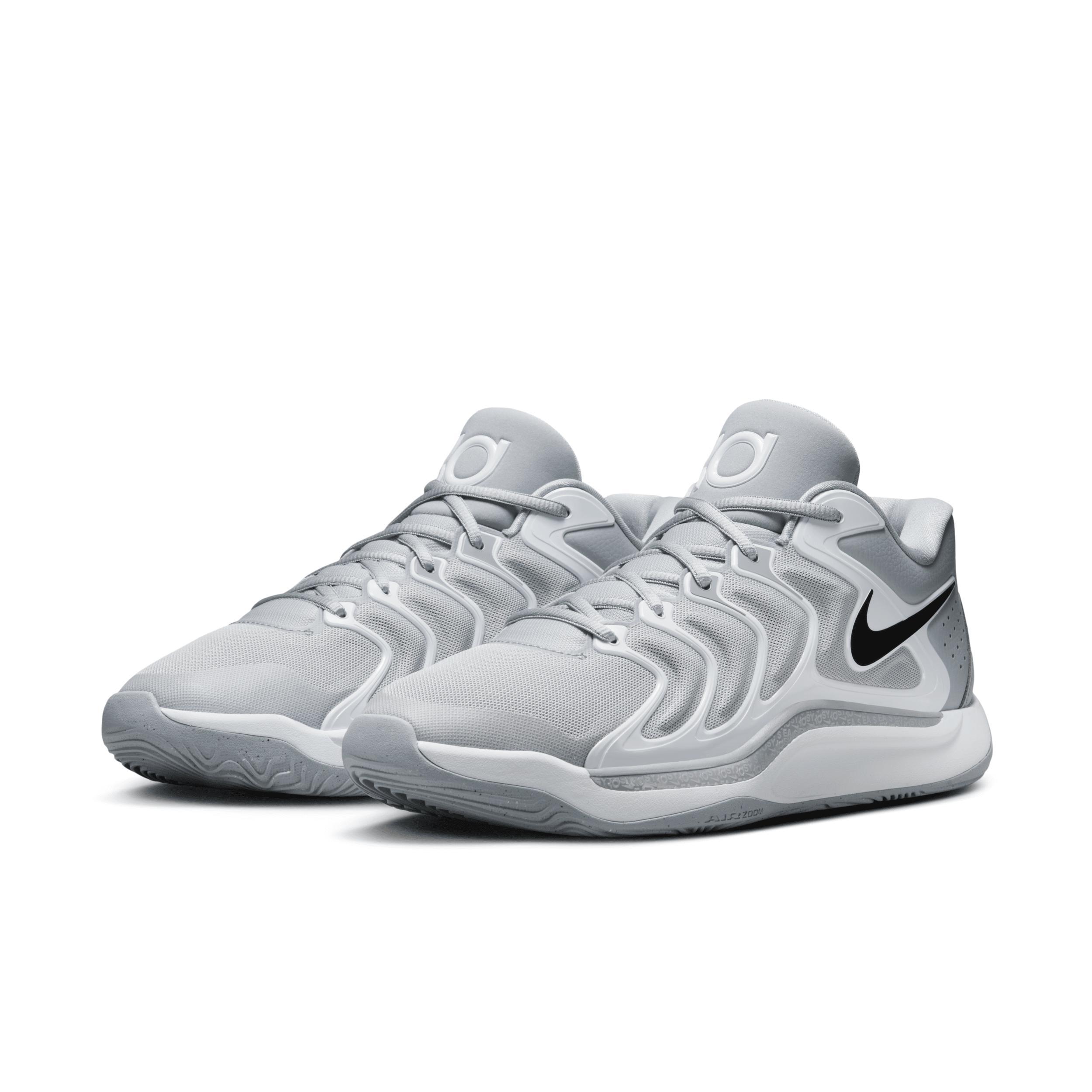 Nike Mens Nike KD17 TB - Mens Basketball Shoes Wolf Grey/Black/White Product Image