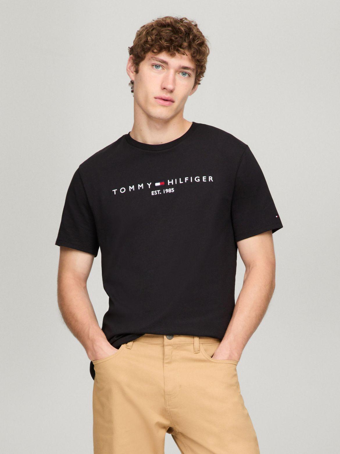 Tommy Hilfiger Men's Embroidered Tommy Logo T-Shirt Product Image