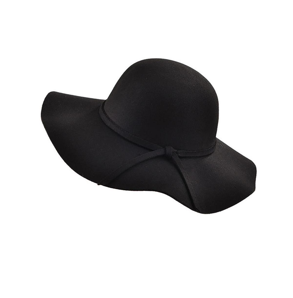 Haute Edition Womens Felt Wool Blend Floppy Hat Product Image