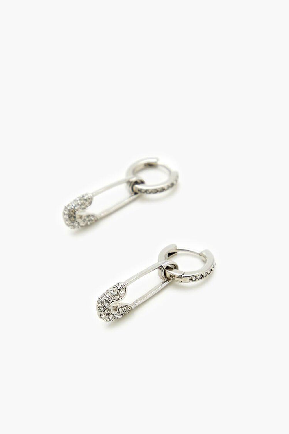 Safety Pin Drop Earrings | Forever 21 Product Image