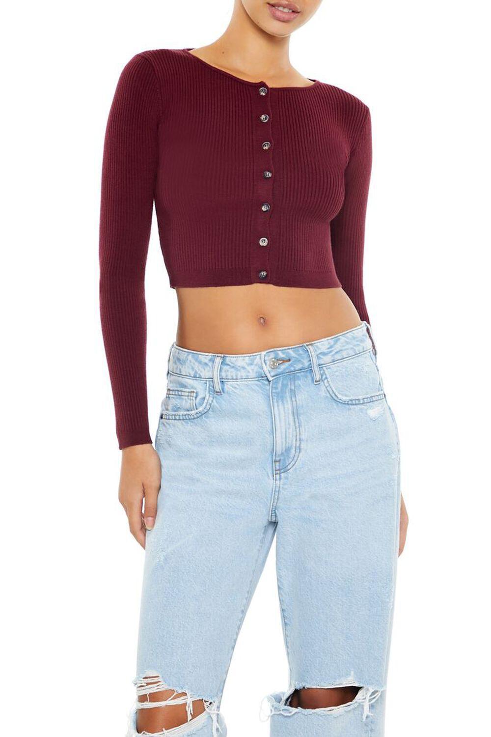 Cropped Cardigan Sweater | Forever 21 product image